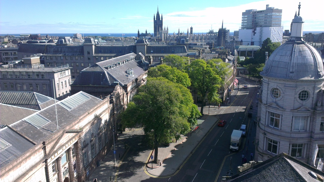 Cherry picker roof surveys in Aberdeen & Dundee
